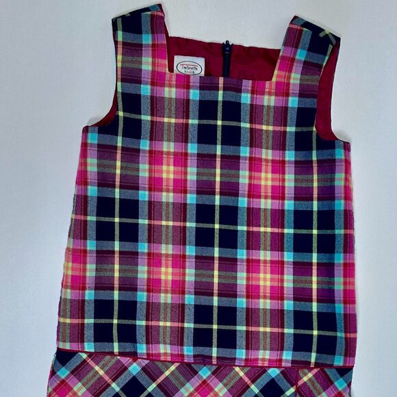 Talbots | Dresses | Talbots Young Kid Children Girl Plaid Dress Tartan ...